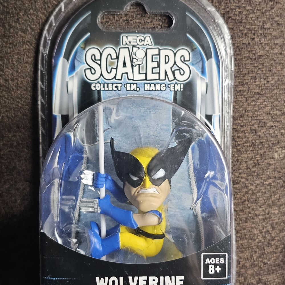 NECA Scalers Wolverine Figure - Yellow and Blue